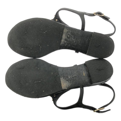 Chanel Paris-dallas Coco Mark Quilted Flat Sandals - Women's - 37C - Black