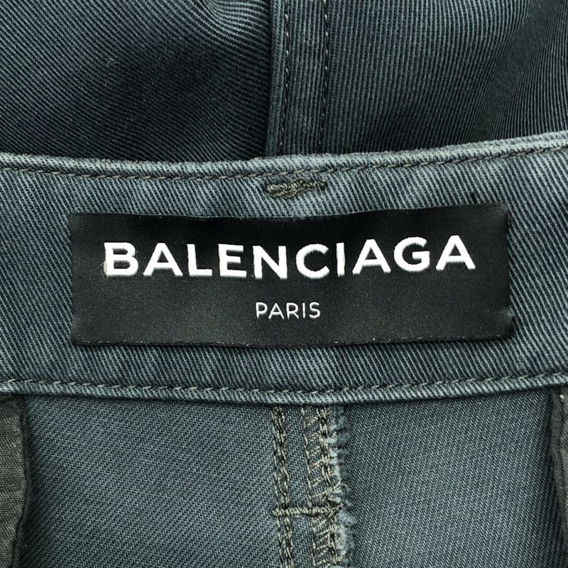 Balenciaga - Utility Slim Leg Pants Utility Slim Leg Pants - 44 - Black - Mens