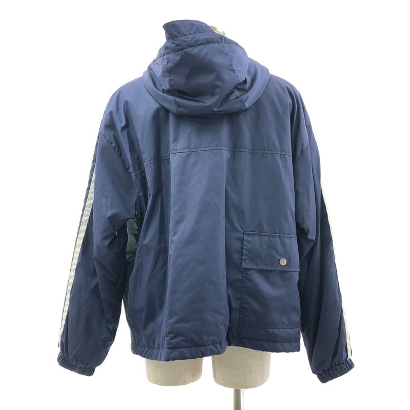 Gucci | × Adidas Trefoil Logo Zip Parachute Pullover | 46 | Navy | Men's