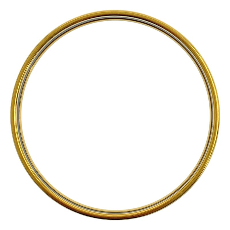 Hermes - Sellier Emile Cloisonne Bangle Accessory - Orange - Women's