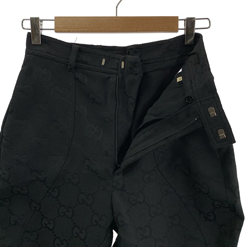 Gucci | 2022ss | Monogram Pants Jacquard GG Logo Hem Zip Adjuster Pants | 38 |
