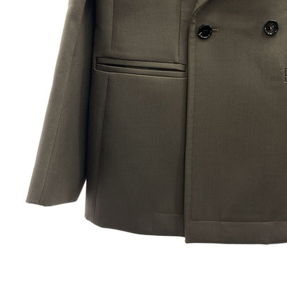 Bottega Veneta - Wool Double Breasted Tailored Jacket - 36 - Grey - Women's