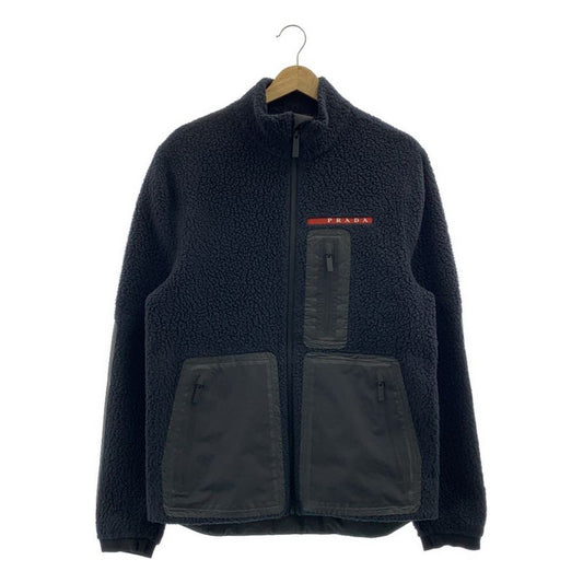 Prada | Recycled Fleece Technical Jacket - S - Black - Men's