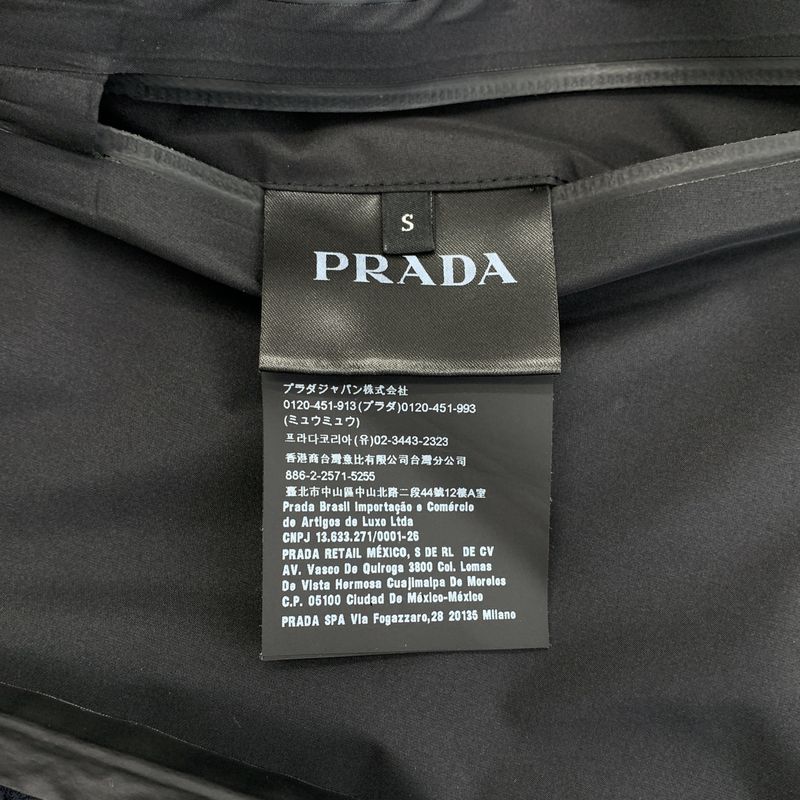 Prada | Recycled Fleece Technical Jacket - S - Black - Men's