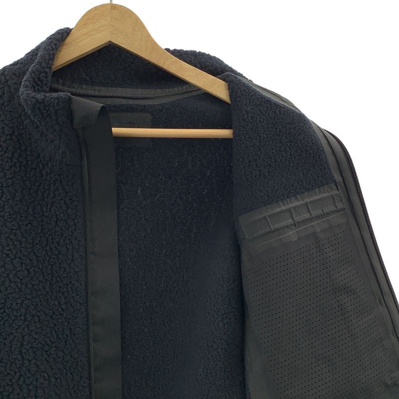 Prada | Recycled Fleece Technical Jacket - S - Black - Men's