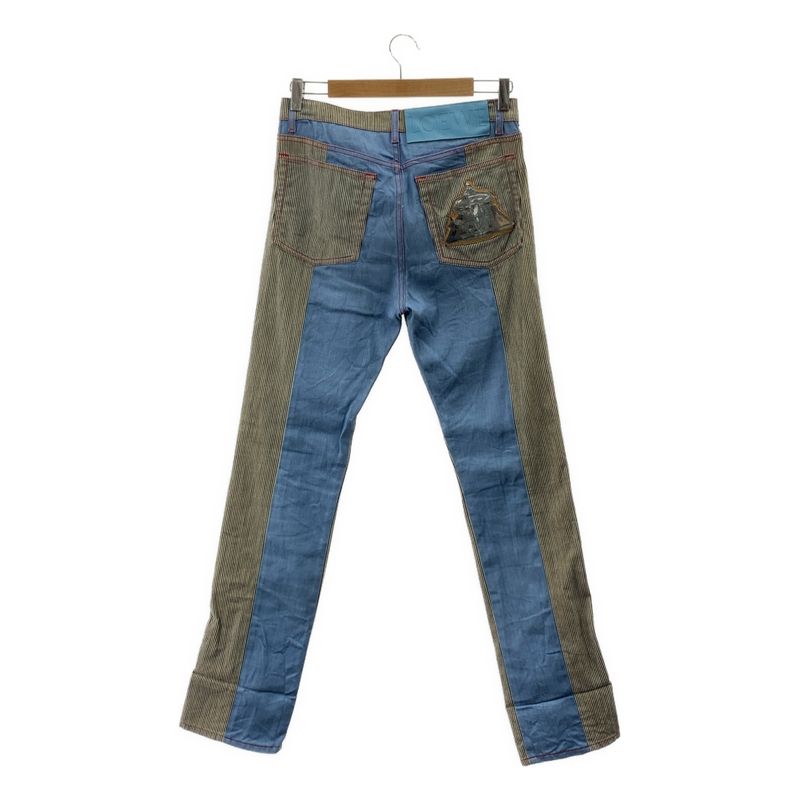 Loewe - Denim Hickory Slim Fit Pants - 36 - Indigo - Mens