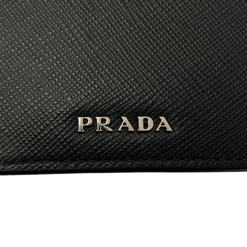 Prada - Saffiano Leather Phone Pouch - Black - Men's