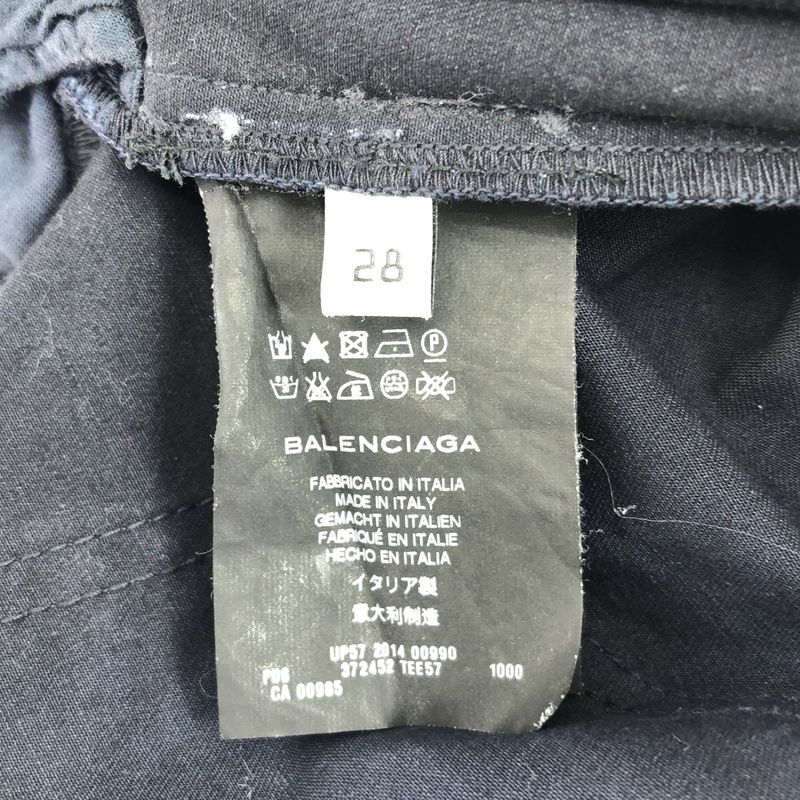 Balenciaga - Cotton Skinny Pants - 28 - Black - Men's