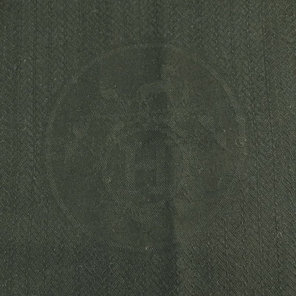 Hermes | Jacquard Logo Fringe Large Shawl Scarf Unisex | Black