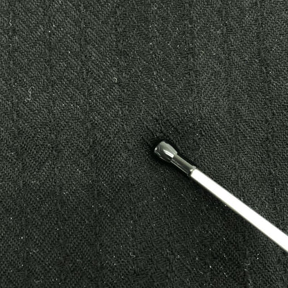 Hermes | Jacquard Logo Fringe Large Shawl Scarf Unisex | Black