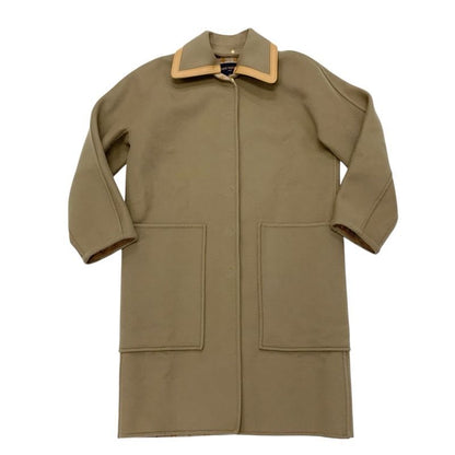 Louis Vuitton Removable Color Double Face Coat Monogram Outerwear Brown