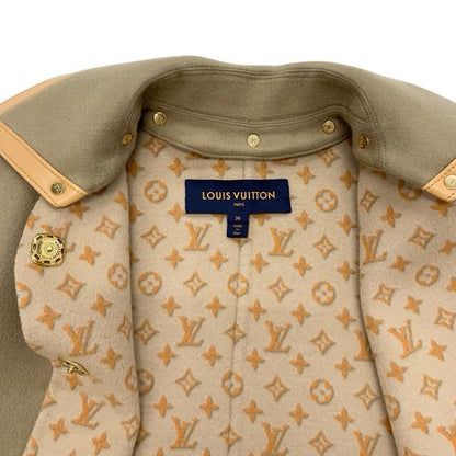 Louis Vuitton Removable Color Double Face Coat Monogram Outerwear Brown