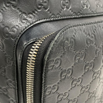 Gucci Backpack Sac Cima Line 406370 Black Leather