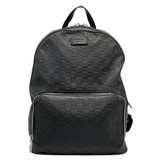 Gucci Backpack Sac Cima Line 406370 Black Leather