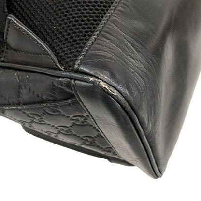 Gucci Backpack Sac Cima Line 406370 Black Leather