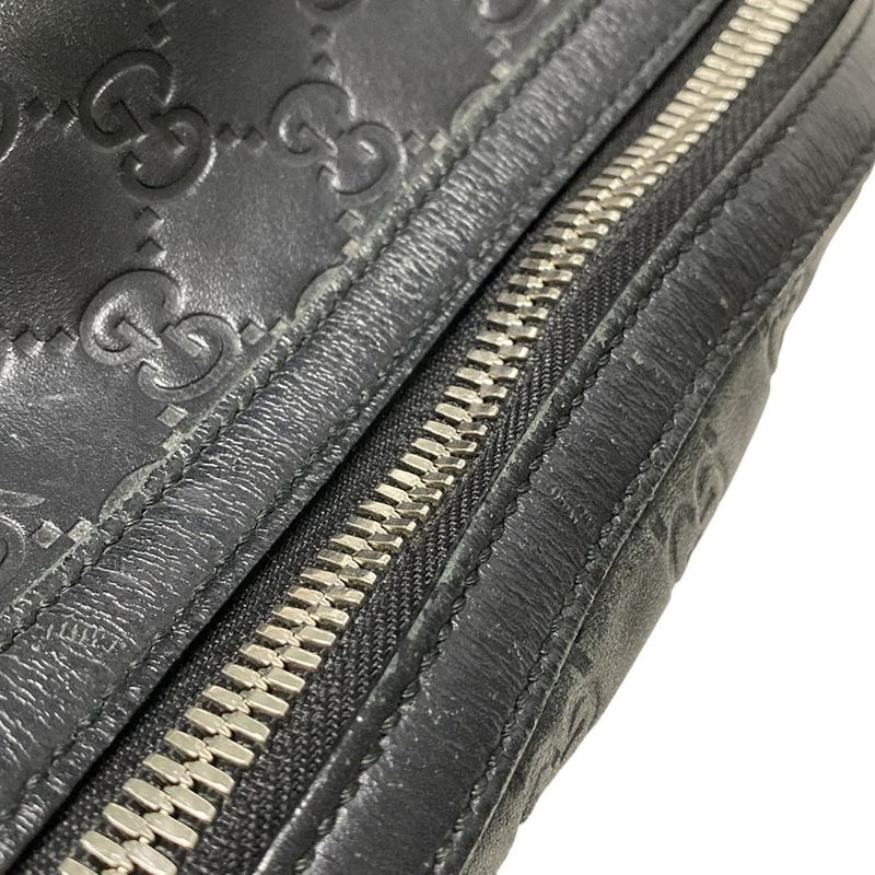 Gucci Backpack Sac Cima Line 406370 Black Leather