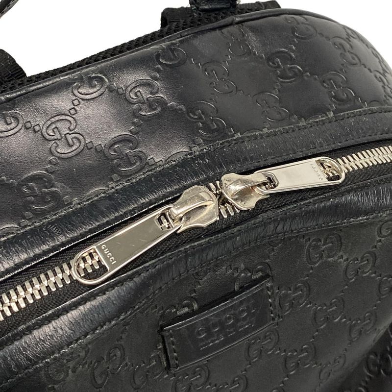 Gucci Backpack Sac Cima Line 406370 Black Leather