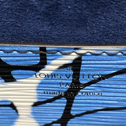 Louis Vuitton Shoulder Bag Twisted MM M50967 Aqua Pattern Leather