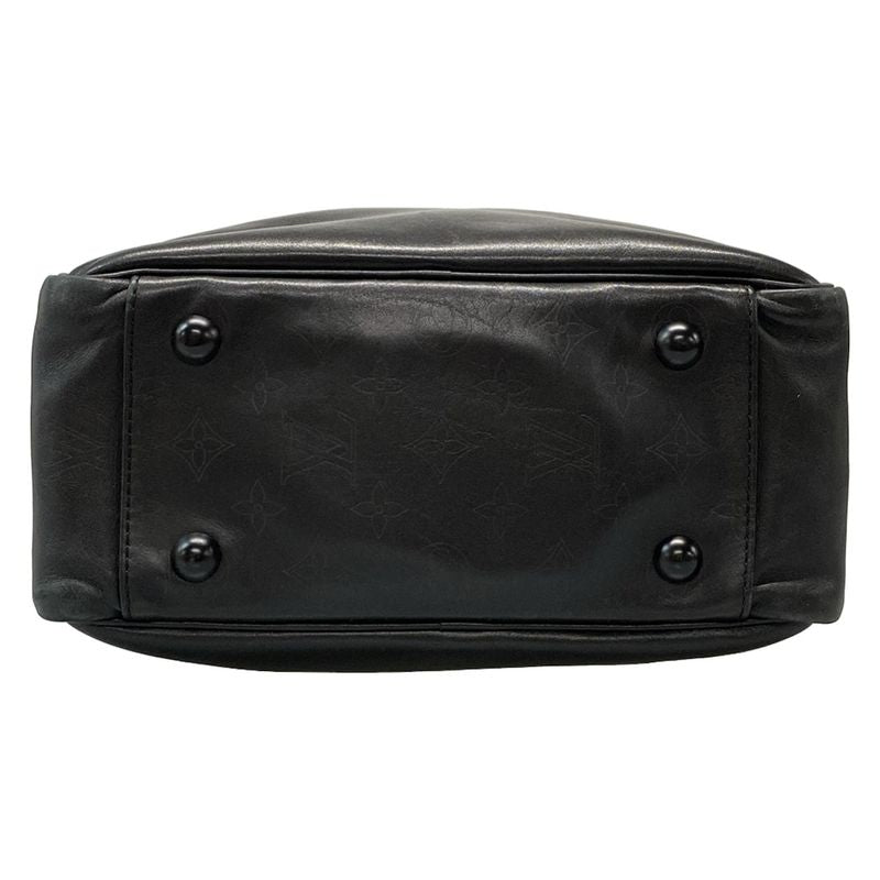 Louis Vuitton Diffie Clarkson M92402 Black Leather Shoulder Bag