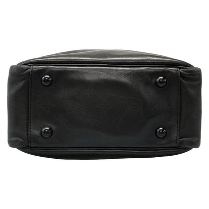 Louis Vuitton Diffie Clarkson M92402 Black Leather Shoulder Bag