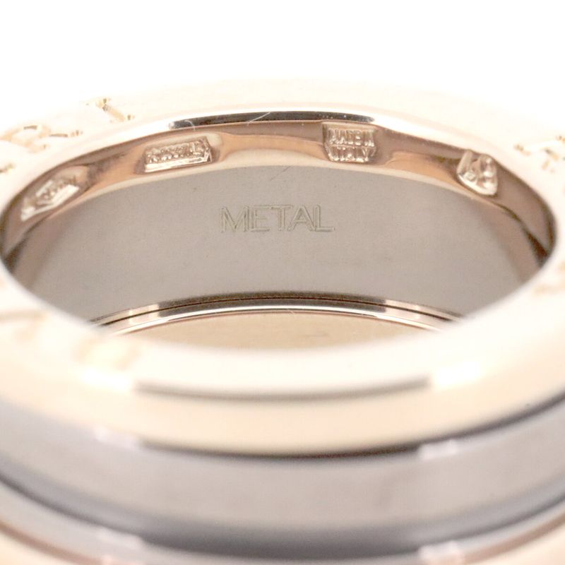 Bulgari B Zero One 2 Band Metal Ring Ring Size 9 ROMA 18K Pink Gold (18k Pink