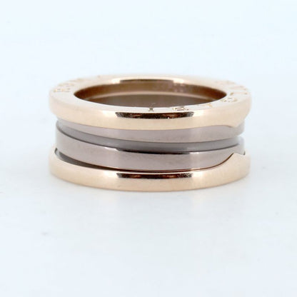 Bulgari B Zero One 2 Band Metal Ring Ring Size 9 ROMA 18K Pink Gold (18k Pink
