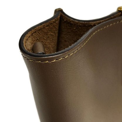 Fendi Handbag Excellent Condition Way Small 8bs054 Dark Brown Leather