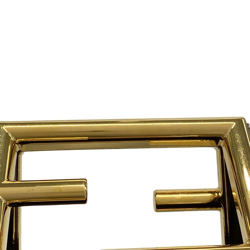 Fendi Handbag Excellent Condition Way Small 8bs054 Dark Brown Leather