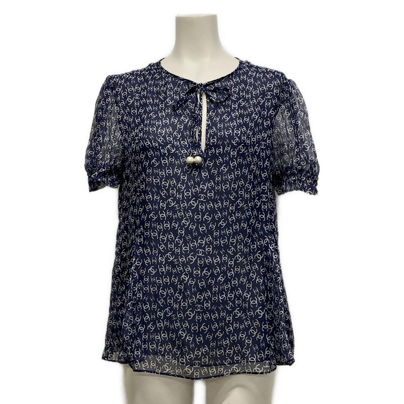Chanel Short Sleeve Cut and Sewn Size 38 M Women's Excellent Condition - P79087