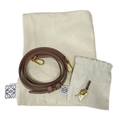 Loewe Handbag Excellent Condition Amazona 28 A039n08x01 Pink Beige