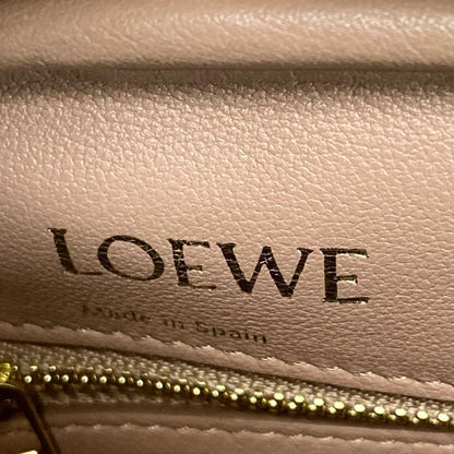 Loewe Handbag Excellent Condition Amazona 28 A039n08x01 Pink Beige