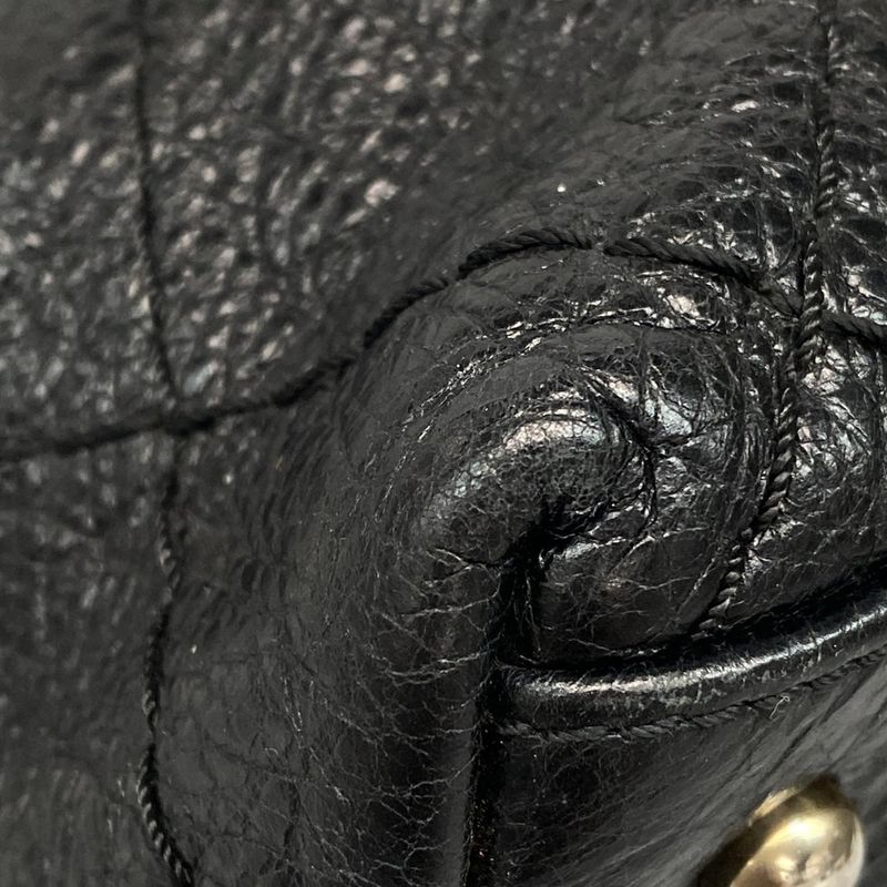 Chanel Tote Bag on the Road A48019 Black Silver Hardware