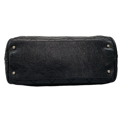 Chanel Tote Bag on the Road A48019 Black Silver Hardware