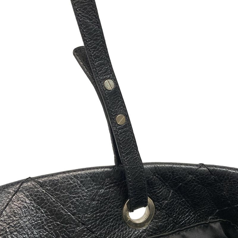 Chanel Tote Bag on the Road A48019 Black Silver Hardware