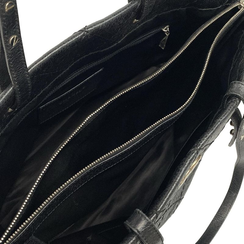 Chanel Tote Bag on the Road A48019 Black Silver Hardware