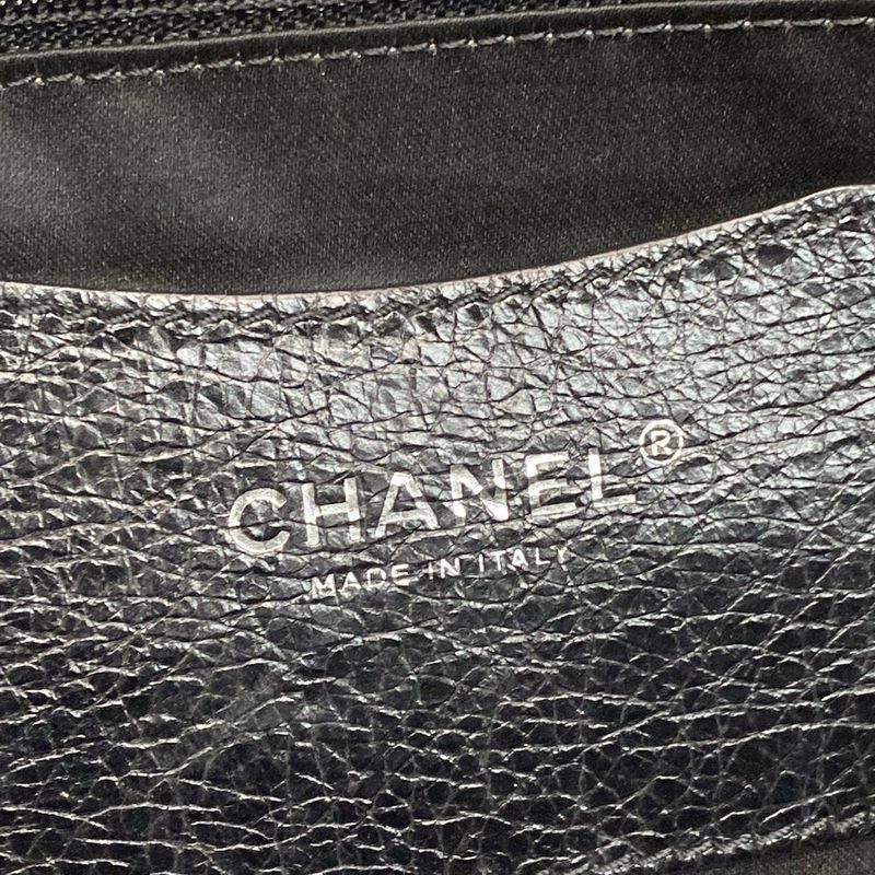 Chanel Tote Bag on the Road A48019 Black Silver Hardware
