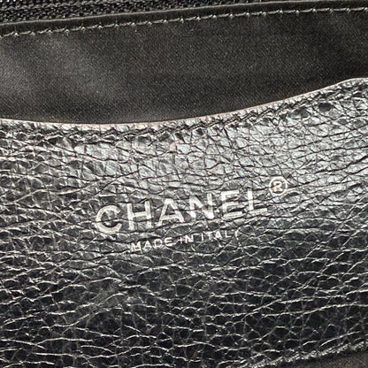 Chanel Tote Bag on the Road A48019 Black Silver Hardware