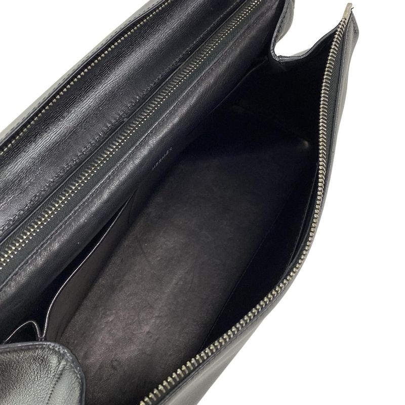 Hermes Shoulder Bag Yo-Bag Black Silver Hardware