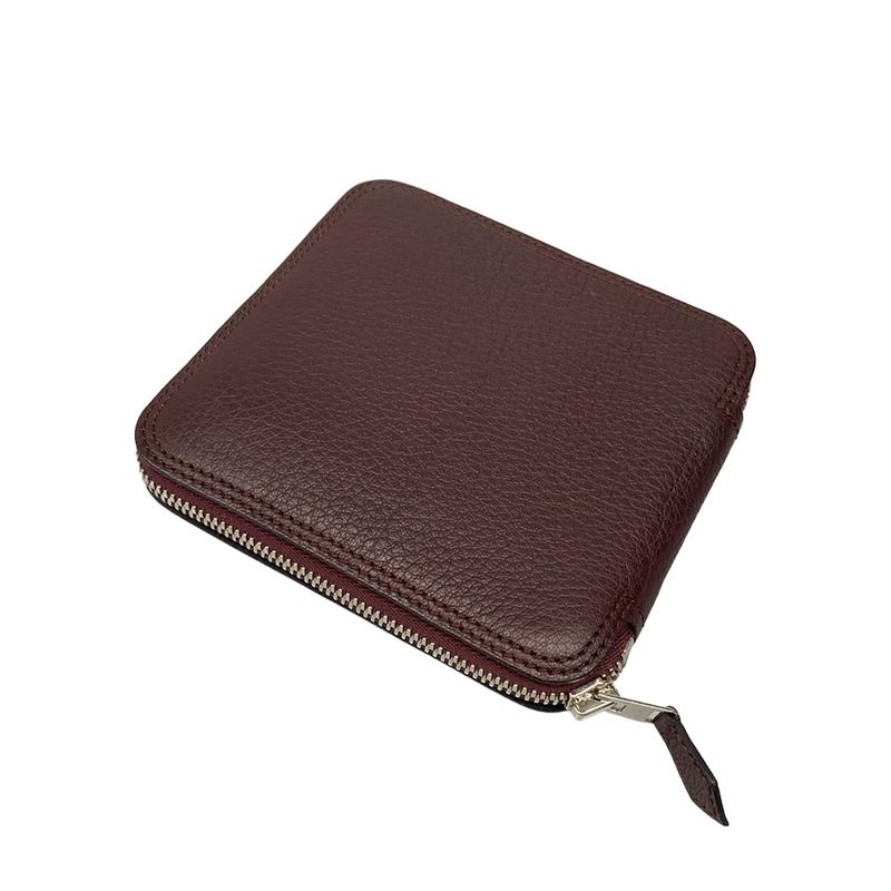 Hermes Tote Bag Excellent Condition Silky Pop Bordeaux Silver Hardware Foldable