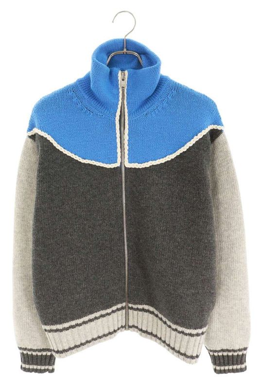 Bottega Veneta 830468 V5lr0 Heavy Wool Knit Blouson Men's L