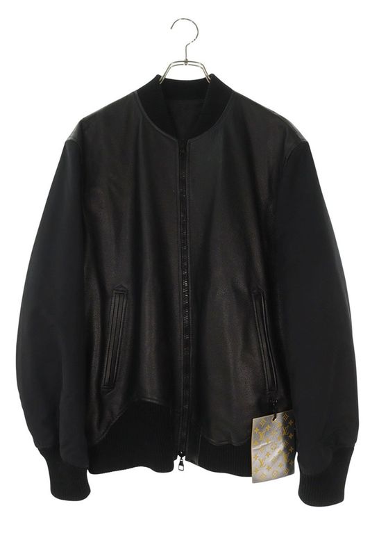 Louis Vuitton Rm232q Tkv Hil47w Sleeve Switched Leather Reversible Blouson Men