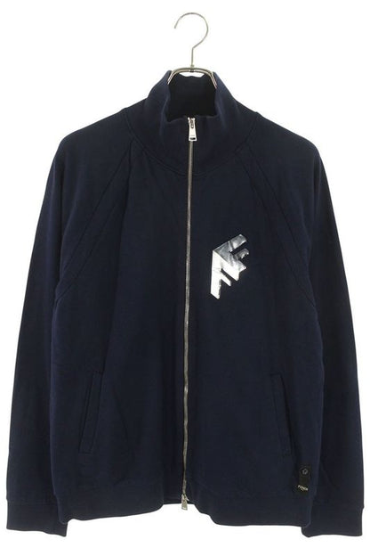 Fendi Fy1272 Apn1 Front Logo Zip-Up Blouson Men's M
