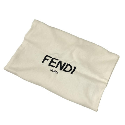 Fendi Shoulder Bag Excellent Condition Step Out Nano 7as189 Ivory X Khaki X