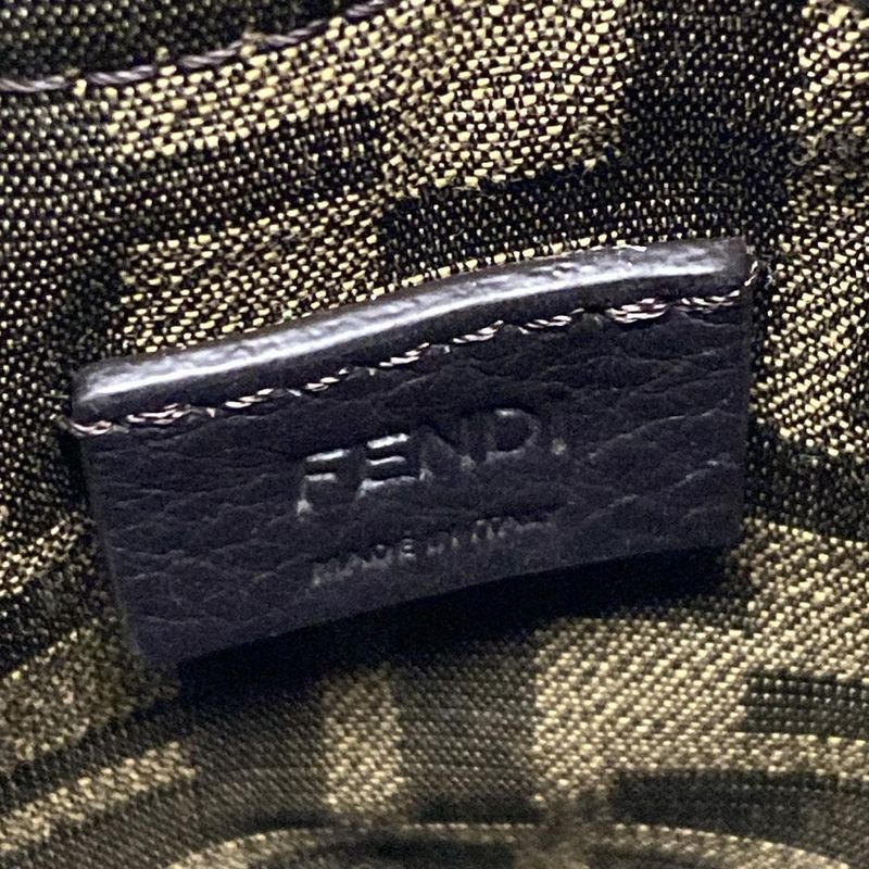 Fendi Shoulder Bag Excellent Condition Step Out Nano 7as189 Ivory X Khaki X