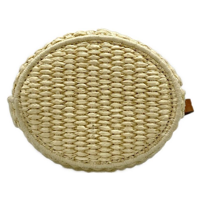 Fendi Shoulder Bag Excellent Condition Step Out Nano 7as189 Ivory X Khaki X