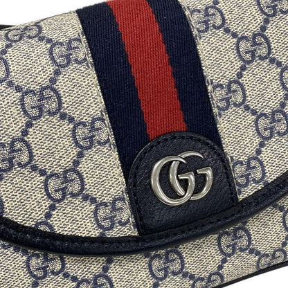 Gucci Shoulder Bag Excellent Condition Ophidia Mini Shoulder Bag 772239 Navy
