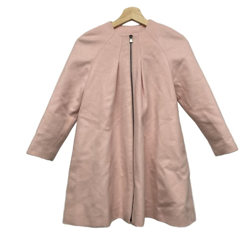 Dior Christian Dior Coat Size 10 L Women's 8hbm11coai Pink Kids Size Zip Up