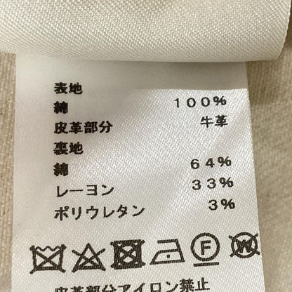 Hermes G-Jun Size 36 S Women's - Ivory Long Sleeves 20ss Serie Button Spring