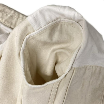 Hermes G-Jun Size 36 S Women's - Ivory Long Sleeves 20ss Serie Button Spring