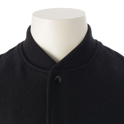 Celine Wool Eddy Period Leather Sleeve Teddy Stajan Outerwear Jacket 2v034409b